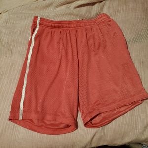 Pink Basketball Shorts With White Strip | athletic
